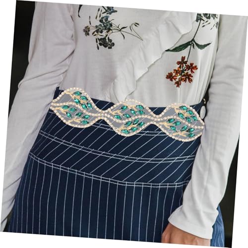 Ceinture de mariage verte ajustable et légère VANZACK