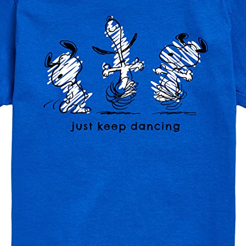 HYBRID APPAREL - Peanuts - Snoopy Just Keep Dancing - Youth Short Sleeve Tee3