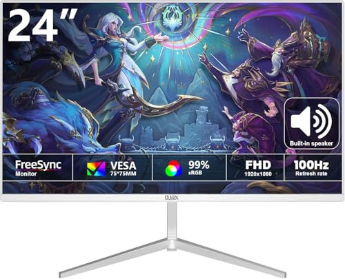 DJiEX 24 inch Gaming Computer Monitor FHD 1920x1080p...