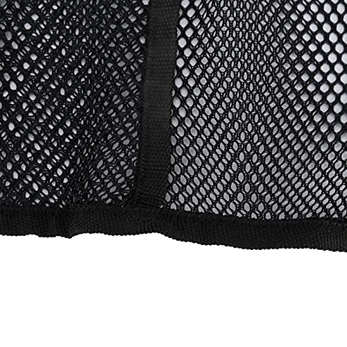 Schellen Wheelchair Mesh Bag Large Capacity Wheelchair Seat Back Hang Bag For Glasses Bottle Magazine Black #TOP3