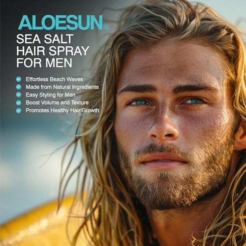 Aloesun Organic Sea Salt Hair Spray - Texture & Volume Hairspray For Men & Women With Aloe Vera & Lavender thumb #6