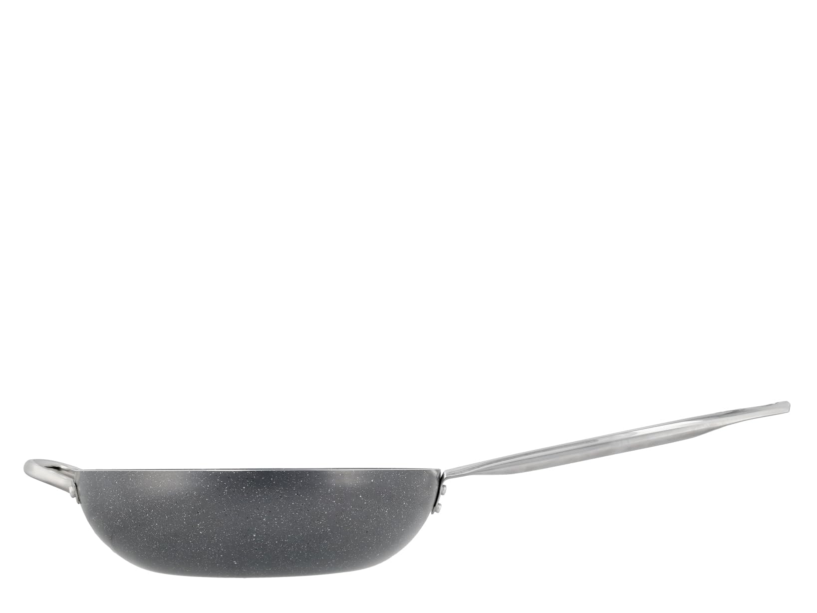 H&H Wok Heritage 32 cm – Alluminio con Rivestimento Antiaderente in Ceramica – Adatto a Tutti i Piani Cottura, Incluso Induzione – Manico Ergonomico