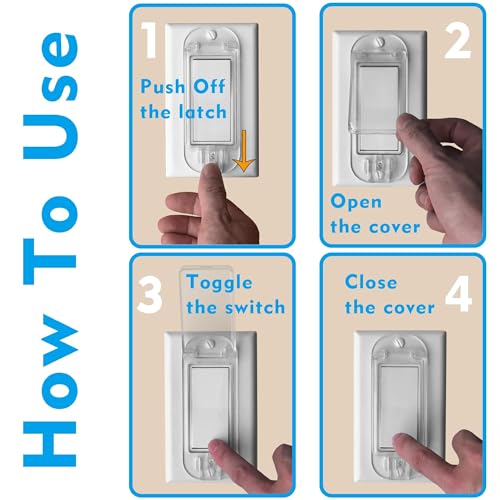 Image of Transparent Switch Board Cover Box for Wall, Protection Switch Board Cover Frame for Household Safety