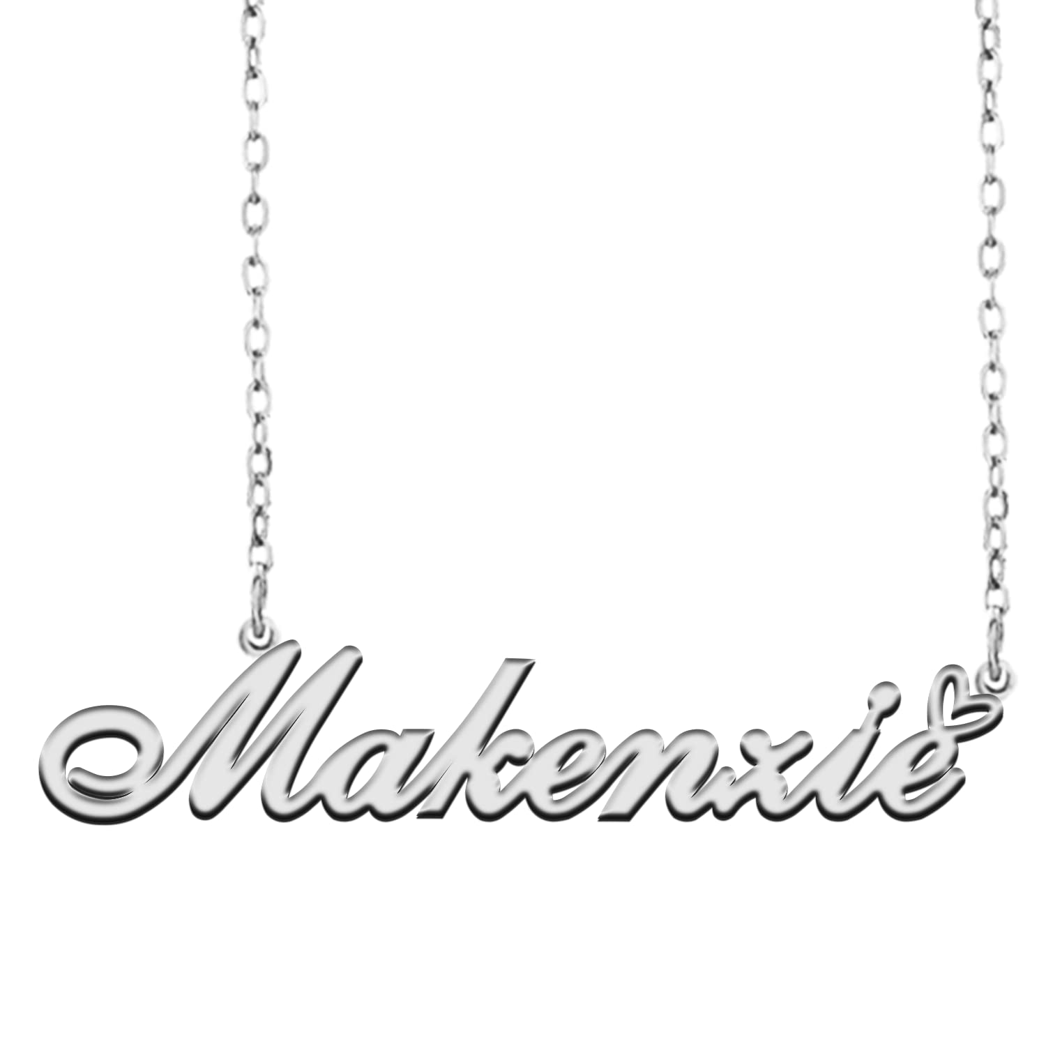 A168ACustom Name Necklace Customized Personalized Plated Name Necklace for Mother Daughter Friendship Women Valentine's Day Christmas Birthday New Year