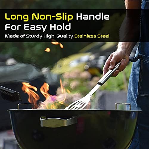BBQ Tools Set With Case BBQ Accessories For BBQ Grill - 18pc BBQ Tool Set BBQ Set BBQ Utensil Set BBQ Utensils Barbecue Accessories Mens Gift Set Barbecue Tools BBQ Kit Camping Utensils Barbecue Grill