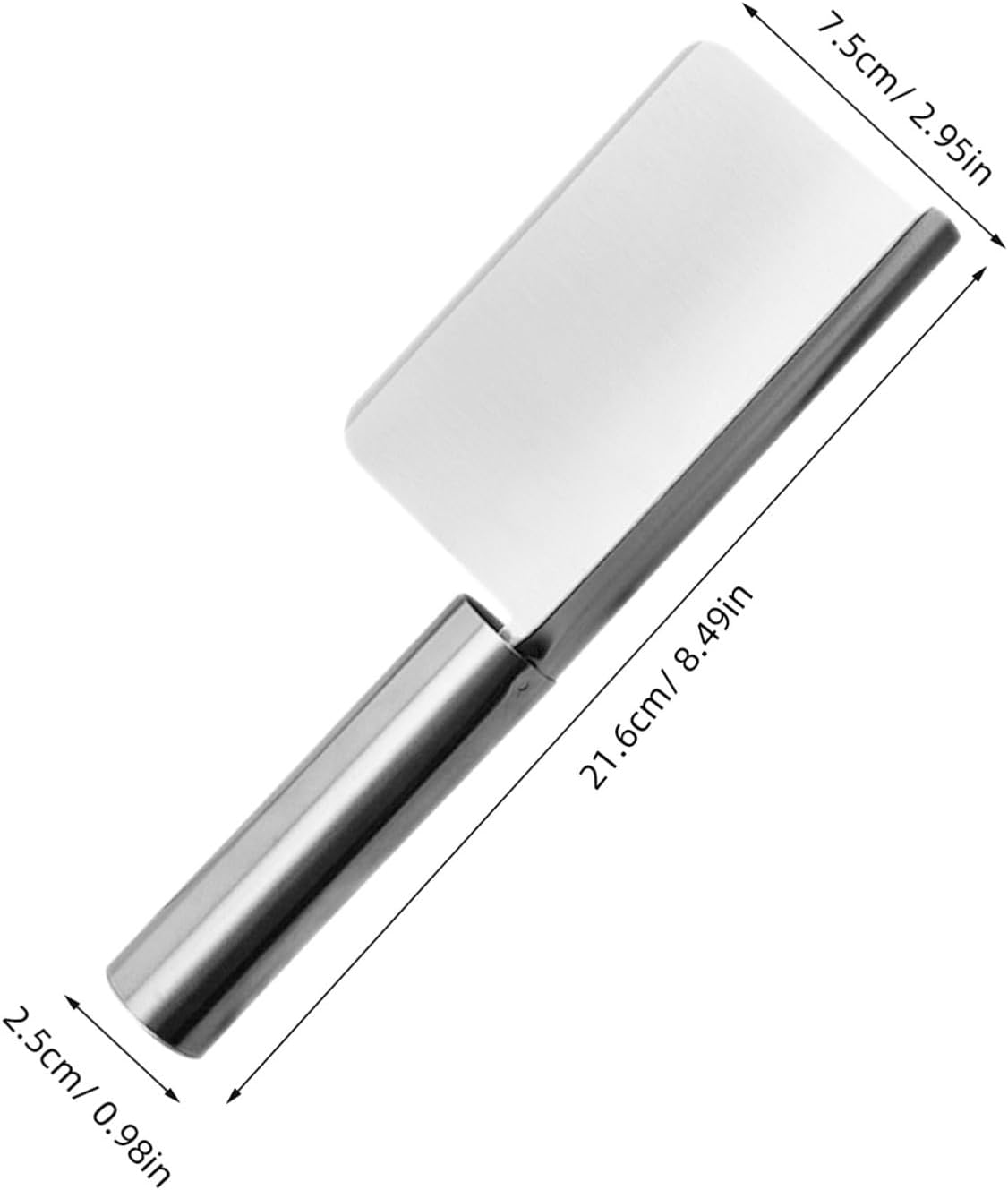 MAGICLULU Stainless Steel Crumb Sweeper Bread Scraper Countertop Cleaner for Stove