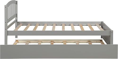 Miniatura 54 de Harper & Bright Designs Base de cama individual con cajones, expreso, madera, 275 libras