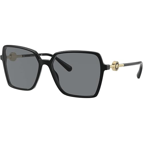 Versace VE4396F Sunglasses - (GB1/87) Black/Dark Gray - 58mm