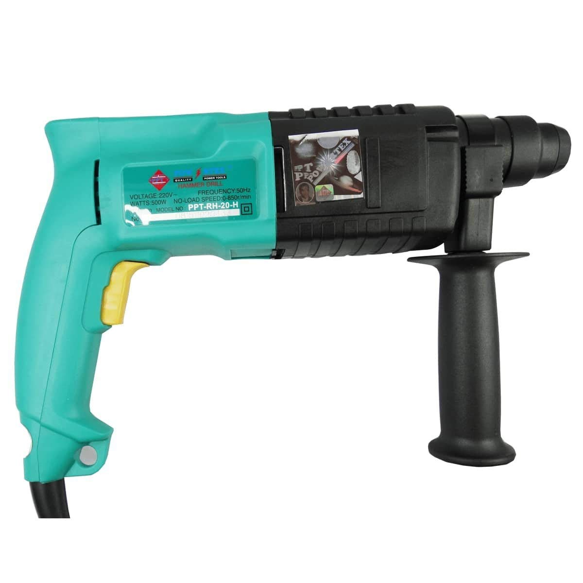 Powertex PPT RH 26 750W E Corded Electric Rotary Hammer (Black, Green) (B079TMLC3T) Amazon Price History, Amazon Price Tracker
