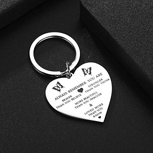 Stainless Steel Pendant Always Remember You are Braver Than You Believe Inspirational Letters Engraved Charm Necklace2