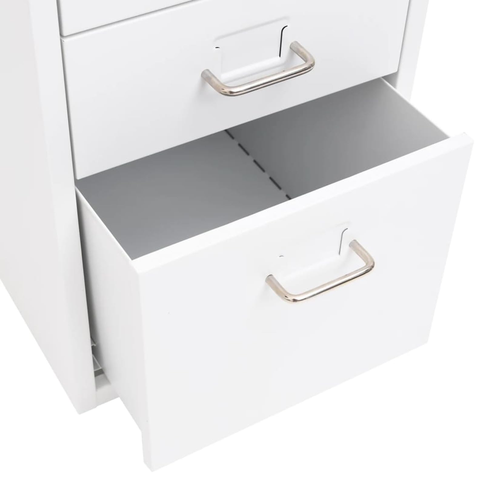Schedario Mobile Bianco 28x41x69 cm in Metallo,Schedario,Schedario da Ufficio,Mobiletto per Documenti(SPU:335913)