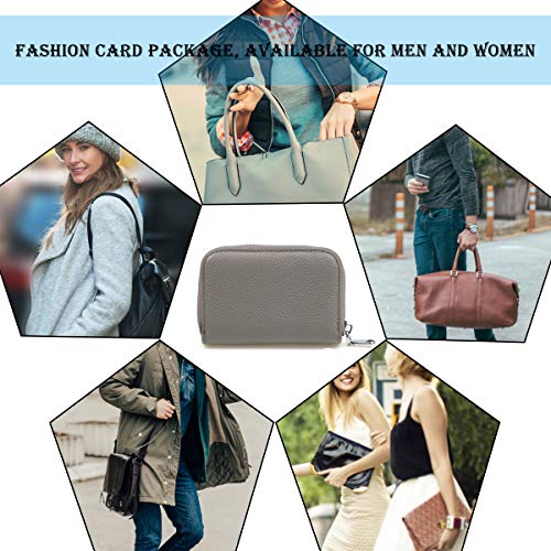 RFID portafoglio protettore in cuoio vero per uomo...