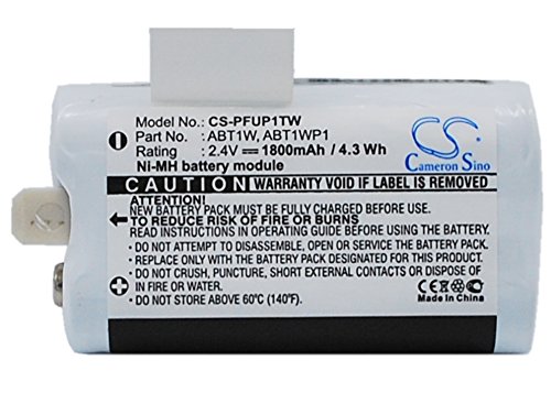 Image of 2.4V High-Performance Replacement Battery for Pure Flip Video Ultra U11204 Flip Video Ultra U1120W Flip Video Ultra with ABT1W ABT1WP1 /1800mAh