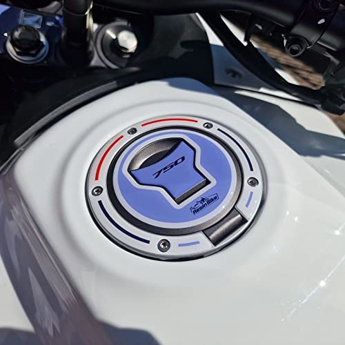 Resin Bike Adesivi Moto Compatibile Con Honda Transalp Xl 750 2023. Protezione Moto Tappo Serbatoio Da Urti E Graffi. Adesivi 3D Resinati
