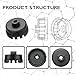 Oil Filter Wrench for Toyota Lexus, Camry, 4 Runner, RAV4, Tundra, Tacoma, Highlander, Sienna, Oil Filter Removal Tool for 2.5-5.7L Engines with 64mm 14-Slot Cartridge Style Oil Filter Housings