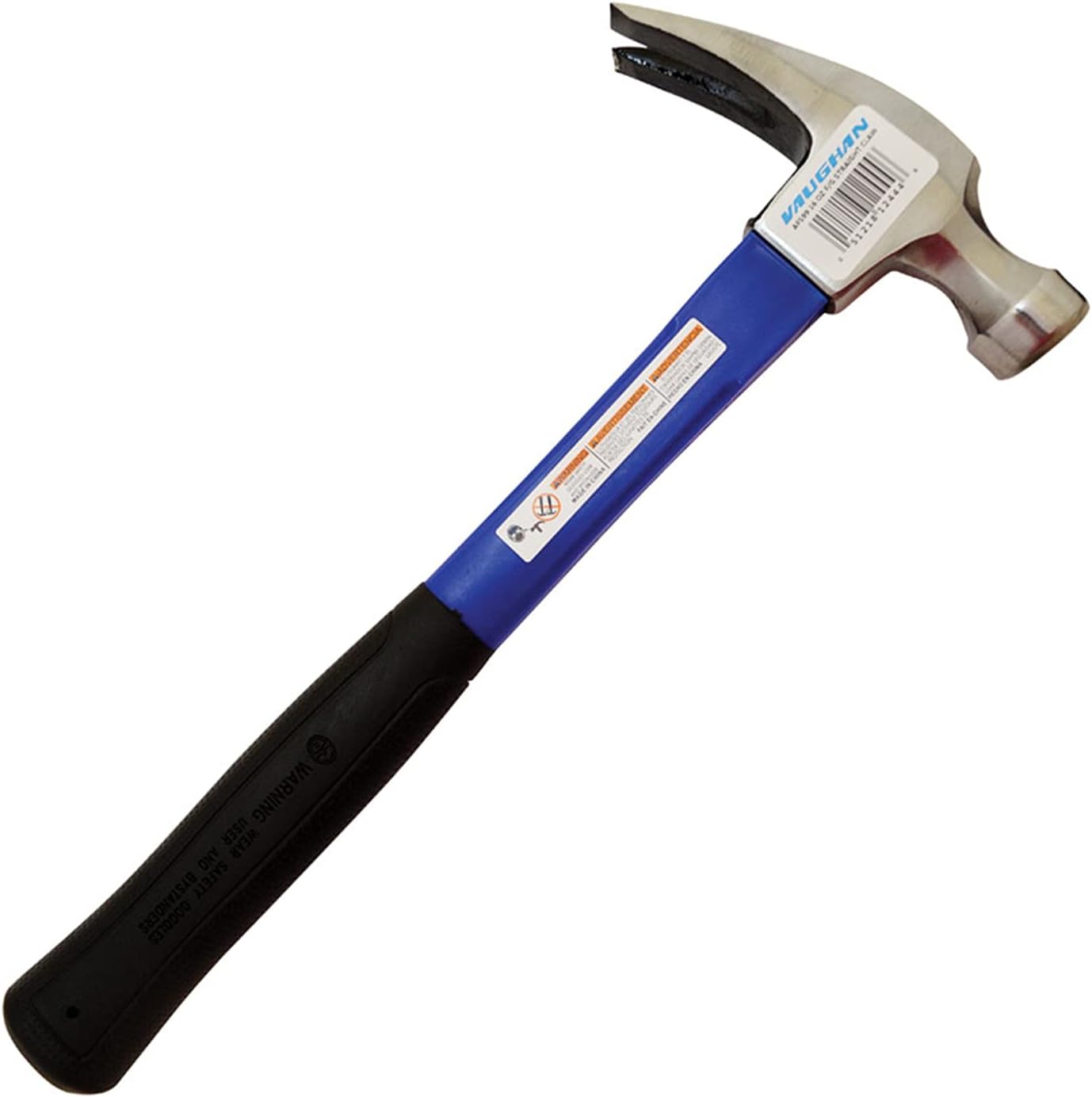 Vaughan OQY1355 AFS99 16 oz Smooth Face Rip Hammer with 13" Fiberglass