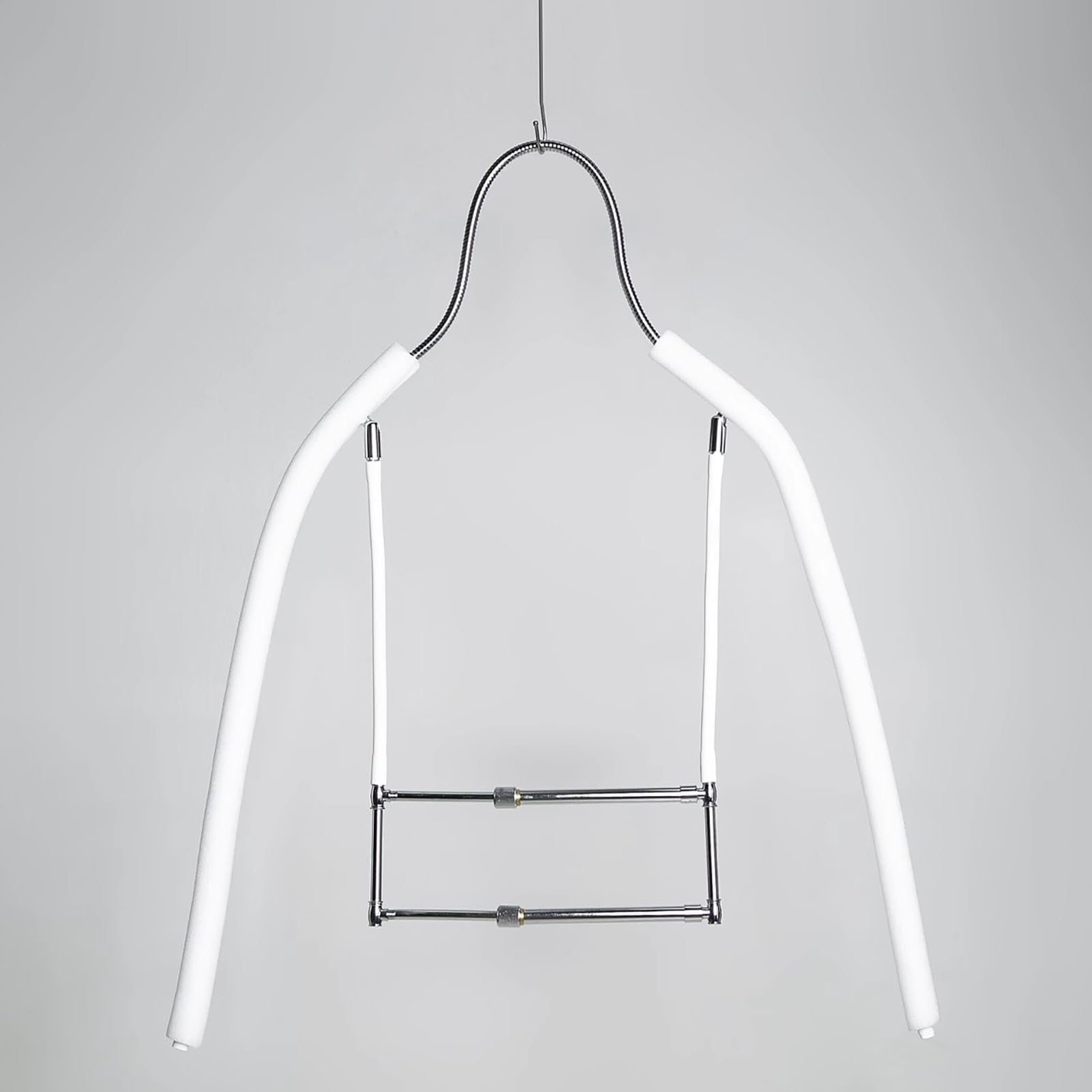 COYEUX Adjustable Mannequin Torso Stand, Garment Styling Hanger, Flexible Pose and Waist Design for Jackets Coats, Photography, Retail Showcase, Live Stream