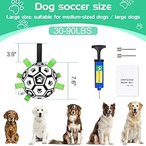 CHUKCHI-Dog-Toys-Soccer-Ball-with-Straps-Interactive-Dog-Toys-for-Tug-of-WarPuppy-Birthday-GiftsDog-Water-ToyDog-Tug-ToyDurable-Dog-Balls-for-Small-Medium-Large-Dog8-inch - Cucciolini Doodles   CHUKCHI-Dog-Toys-Soccer-Ball-with-Straps-Interactive-Dog-Toys-for-Tug-of-WarPuppy-Birthday-GiftsDog-Water-ToyDog-Tug-ToyDurable-Dog-Balls-for-Small-Medium-Large-Dog8-inch