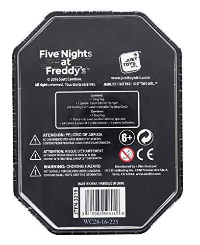 Five Nights at Freddy's Collectable Dog Tag Trading Card and Key Chain Tin Set - Thumbnail 3