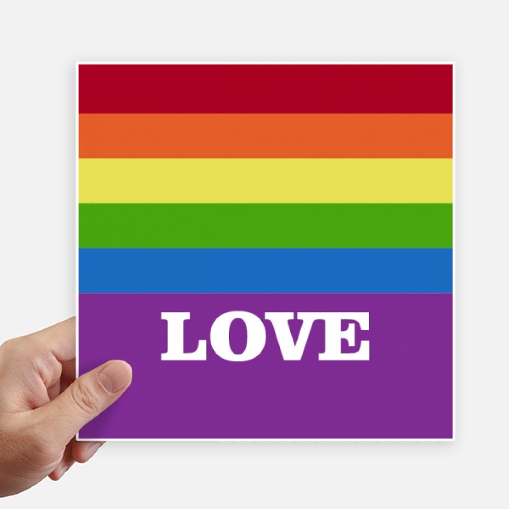 L'amour Arc-en-LGBT Autocollant 20 cm - Célébrez la Diversité Partout