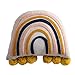 Chytaii Coussin arc-en-ciel rembourré - Coussin doux - Coussin d'assise Coussin pour enfant Coussin décoratif pour bébé et chambre d'enfant Pour lit, canapé, chambre à coucher