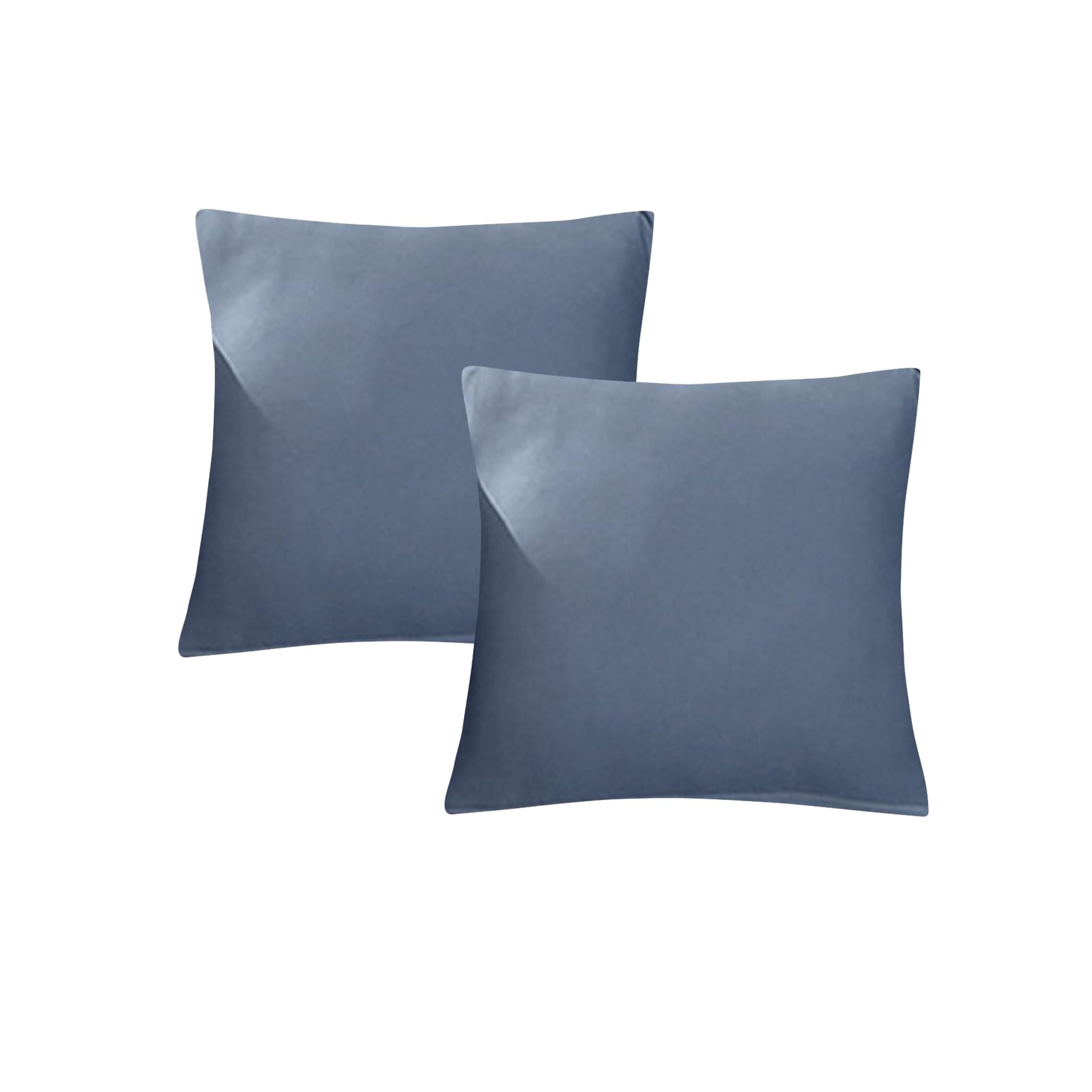 FIGOOO Federe Confezione da 2 Copridivano con Braccioli a Tinta Unita Copridivano Fantasia Lavabile Spandex Fodera per Divano Universale Antiscivolo Copertura per Divano,Grigio-Blu