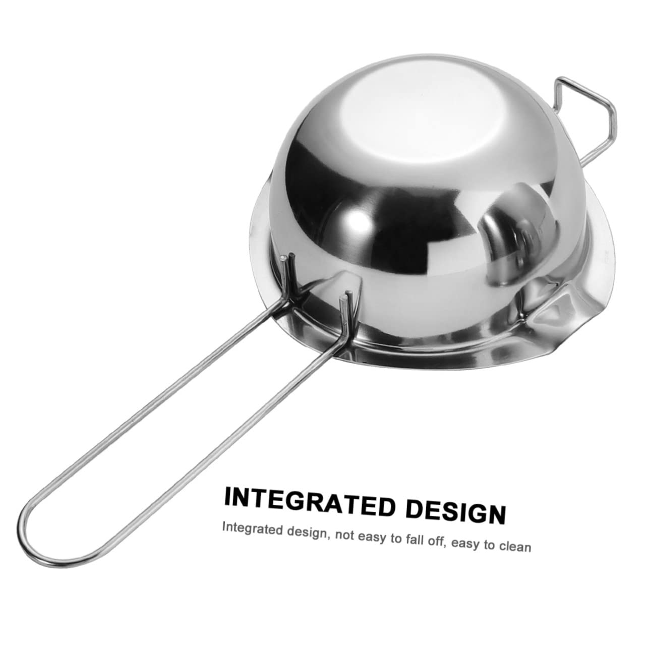 Ciieeo Double Spout Mini Butter Melting Pot Stainless Steel for Scented Wax Kitchen Utensils