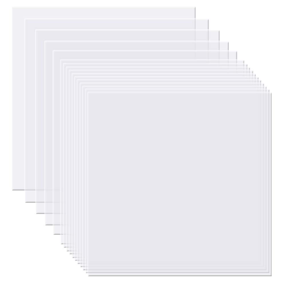 Buy 36Pieces 6 mil Blank Stencil Sheets,Clear Plastic Sheets for Crafts