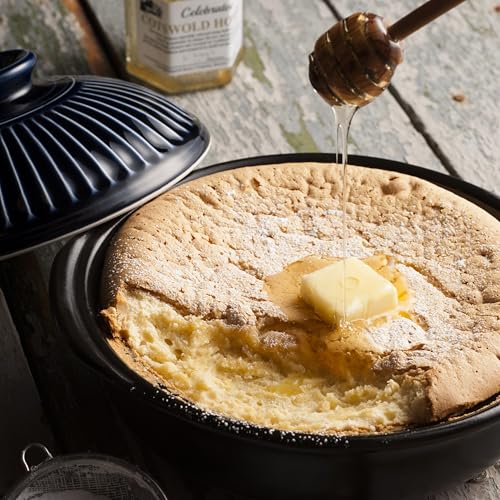 銀峯陶器(Ginpo Touki) 萬古焼 銀峯 菊花 土鍋 8号 2人用 瑠璃釉 ブルー 46081 の商品画像 6