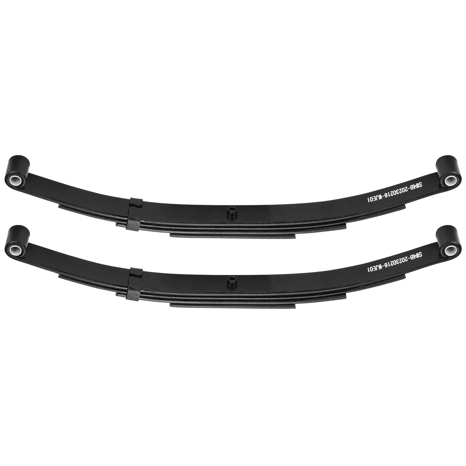 Photo 1 of AEagle 4 Leaf 1750lb Capacity Double Eye Spring for 3500lb Trailer Axle, 25-1/4" Length, 1.75" Width, 3" Free Open; Replaces for SW4B, 2 PCS 1750lb x 2 Spring
