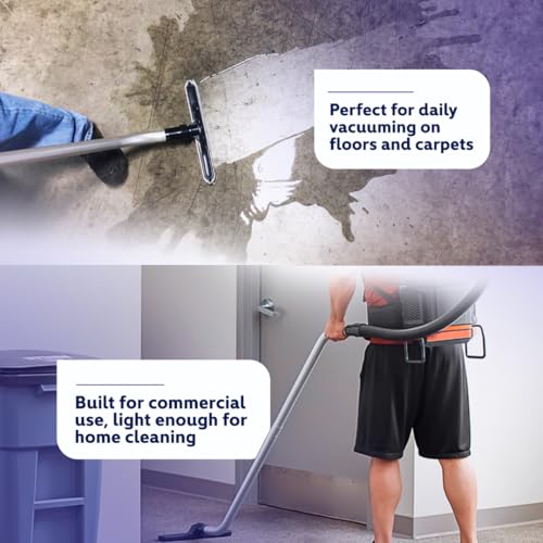 Image of Replacement Wand+Floor+Carpet Brush. Compatible with ProTeam vacuum backpack and Hoover vacuum cleaner C2401-Commercial cleaner tool set for backpack systems; fits Super Coach Pro and Shoulder Vac Pro