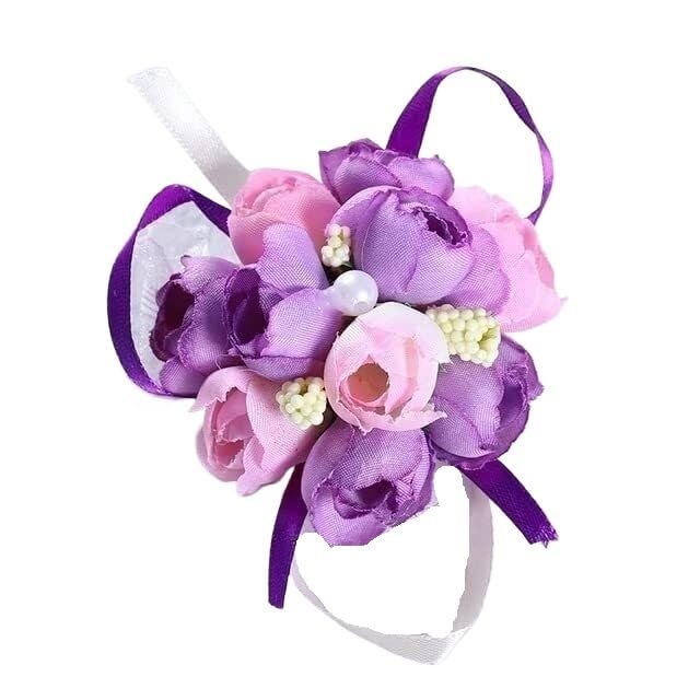 Corsage de poignet pour demoiselle d'honneur sans flétrissement