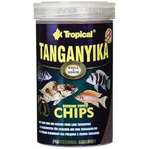 Tropical Tanganyika Chips – Rijk aan ingrediënten, zinkende speciale voerchips voor grote tanganjikasee-cichliden, per…