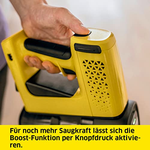 Kaercher-Akku-Staubsauger-VC-4-Cordless-myHome-2-Saugstufen-Laufzeit-bis-zu-30-min-Gewicht-23-kg-inkl-216-V-Akku-Ladegeraet-Wandhalterung-Boden-und-Fugenduese-2-in-1-Staubbuerste