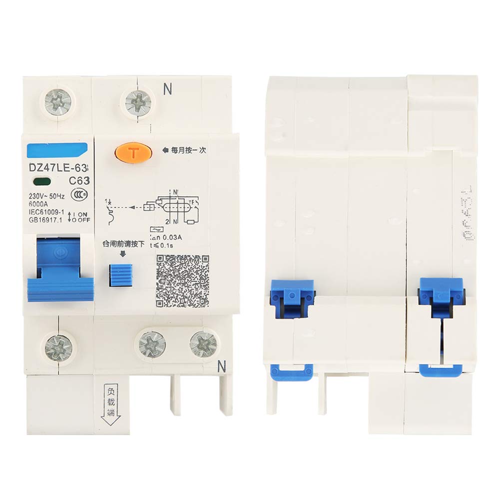 Interruttore automatico differenziale mini corrente residua ad alta sensibilità 230 V 63 A for la decorazione domestica