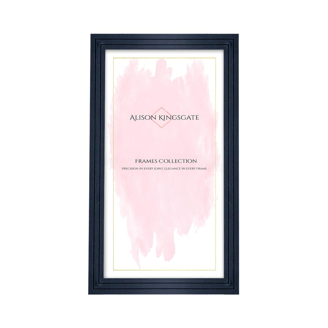 Alison Kingsgate Step 16X5 Black Picture Frame for Photos & Posters