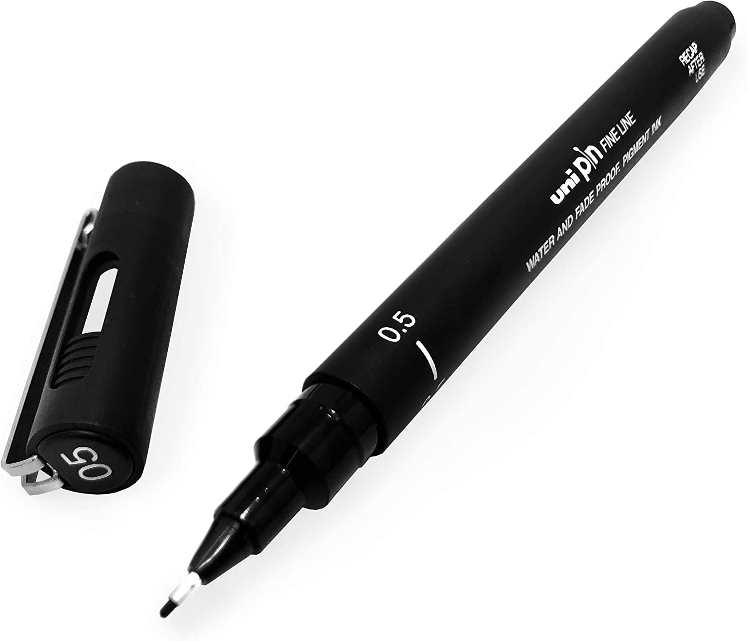 Uni-ball Fineliner Tecnico Punta 0.7 Mm Nero - Cartuccia D'inchiostro, Perfetto Per Disegno Tecnico, Arte E Scrittura Di Precisione