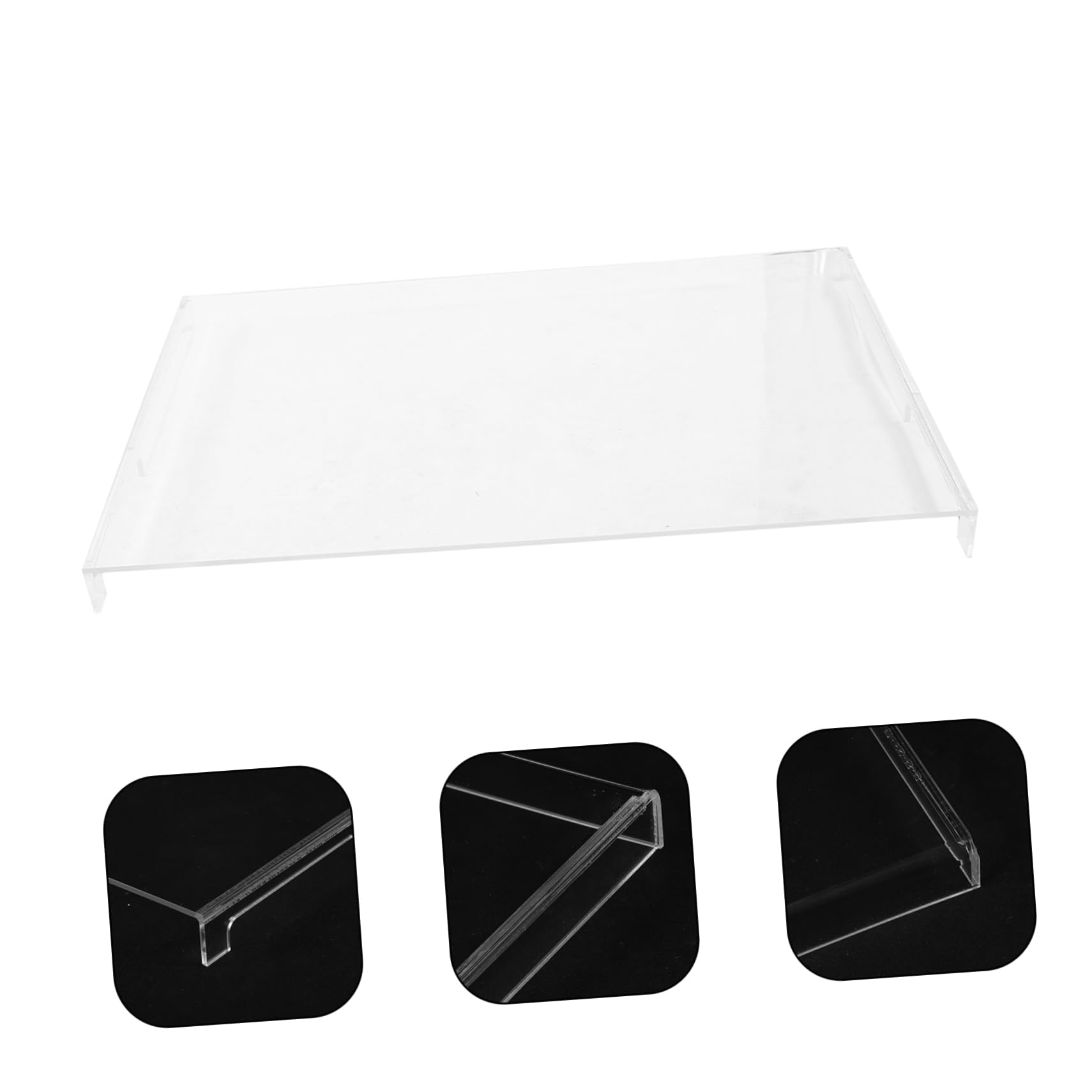 Holibanna Tastaturabdeckung mit Bequemer Kabelöffnung Transparente Acryl für 16 Zoll Laptop Sowie Spritzwassergeschützter Tastaturschutzhülle und Schmutz