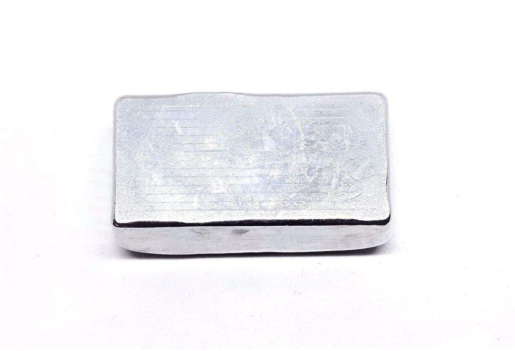 Precious & Valuable metals / Zinkbarren Sammlung: 5 Unzen Zinkbarren Zn, 155 bis 160 Gramm