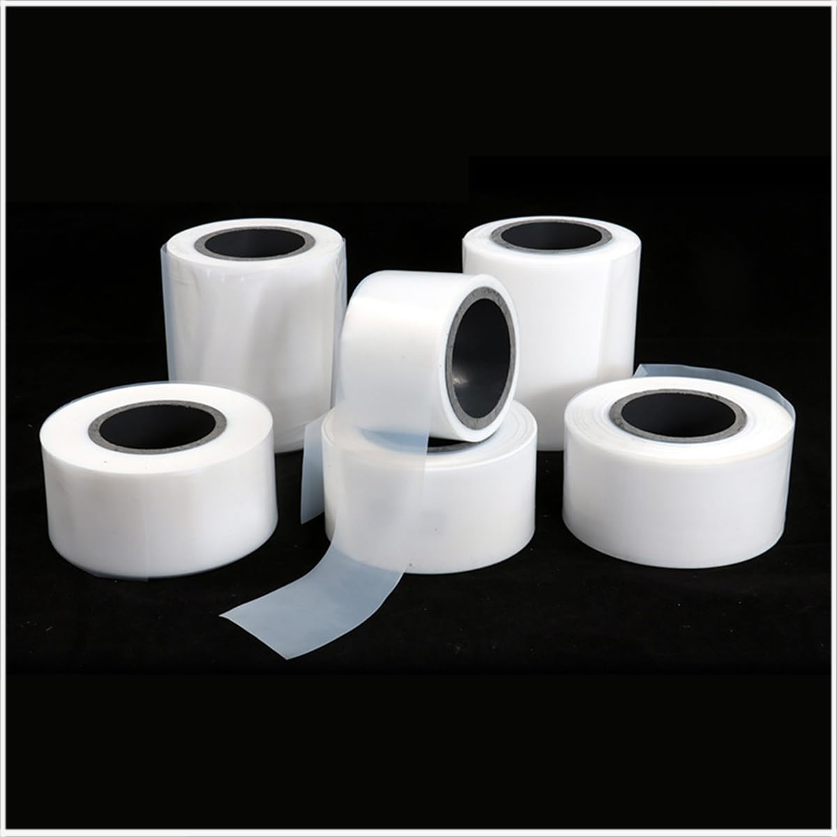 Purzen PTFE Film Roll, Flexible PTFE Sheet Material, Low Friction Non-Stick Surface,for DIY Workshop Maintenance and Industrial Applications, 100mm x 0.1mm x 5m,15mmx0.2mmx5m