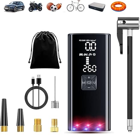 Amazon Rittro 電動 空気入れ 22革新 電動エアーポンプ 自転車 エアコンプレッサー スマート空気入れ 最大圧力150psi mah大容量バッテリー 自動停止 自動車タイヤエアーポンプ 空気圧指定可 軽量小型 女性も持ち運び可能 Ledライト 緊急sosライト 自転車 バイク Amazon Rittro 電動 空気入れ 22革新 電動エアーポンプ 自転車 エアコンプレッサー スマート空気入れ 最大圧力150psi mah大容量バッテリー 自動停止 自動車タイヤエアーポンプ 空気圧指定可 軽量小型 女性も持ち運び可能 Ledライト 緊急sosライト 自転車 バイク