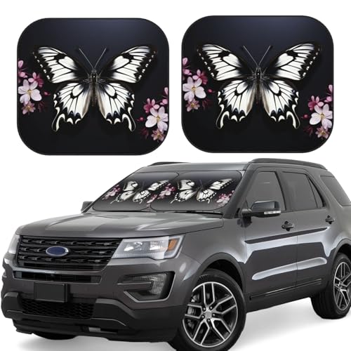 Pare-soleil voiture pliable papillon L pour garder le véhicule frais