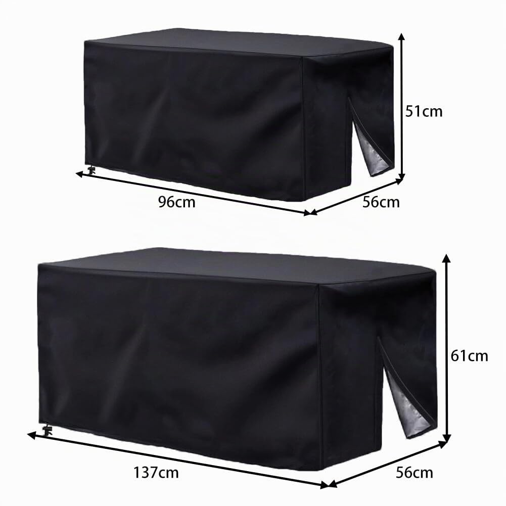 Housse de protection pour chariot de jardin imperméable et résistante aux UV et à la poussière 420D Oxford