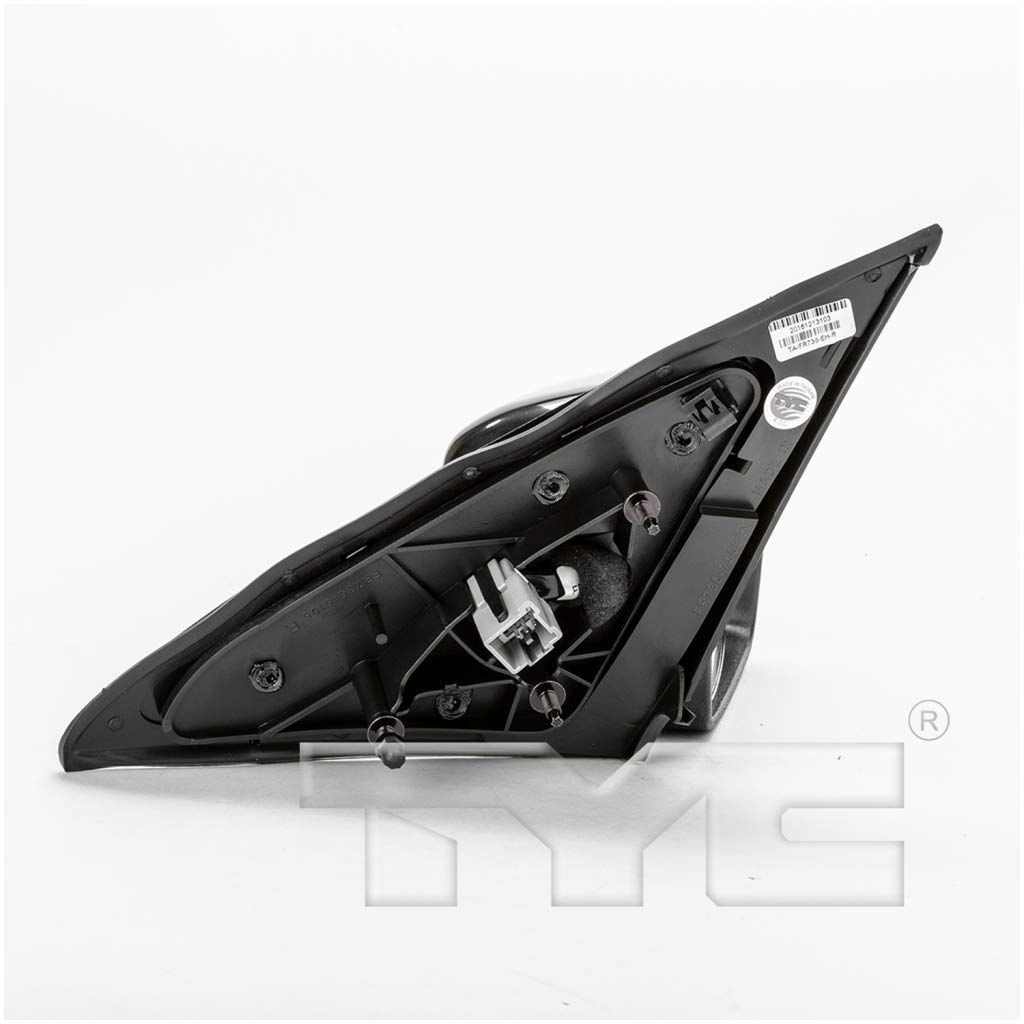 Autoelements Textured Black Passenger Side Mirror For Ford Fusion 2006-2012 & Mercury Milan – Heated, Power Glass