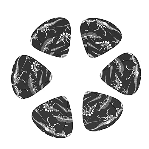 Médiators de guitare 12-Pack Médiators de guitare d’impression de squelette de dinosaure pour guitare électrique Guitare… - Les Beatles, Paul McCartney, John Lennon, RIngo Starr, George Harrison Médiators de guitare 12-Pack Médiators de guitare d'impression de squelette de dinosaure pour guitare électrique Guitare…