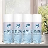 Glass Frosted Spray Paint Translucent 4pack, Frosted Paint for Windows Privacy Glass Frosting for Home Bathroom Door Kitchen and Office Window Frosting, Peep-Proof & UV Blocking Anti-Glare