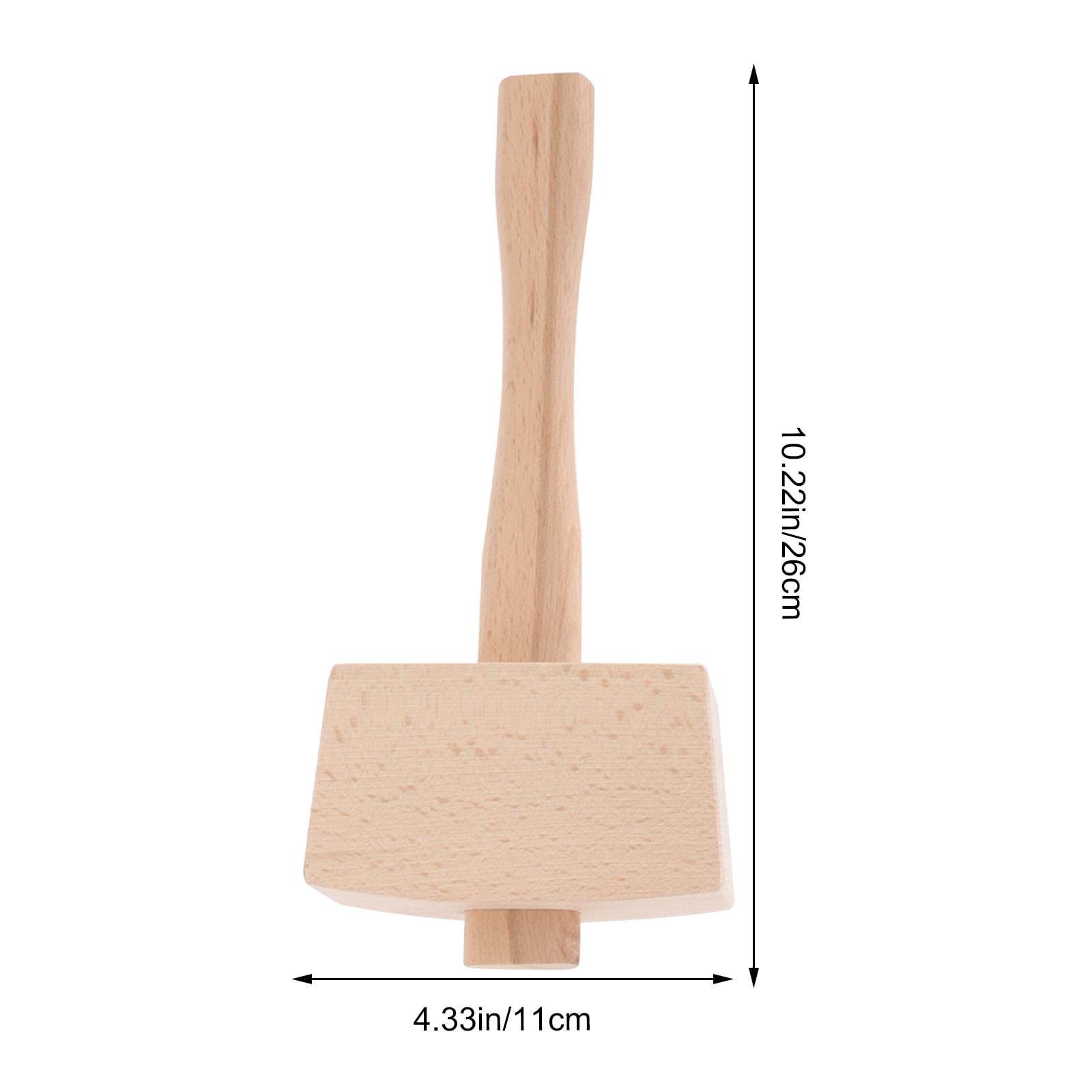 jojofuny Juego de Bolsa de Hielo y Mazo de Madera Pinza para Pala, Herramientas de Cocina Plegables y Resistentes para Restaurante y Bar