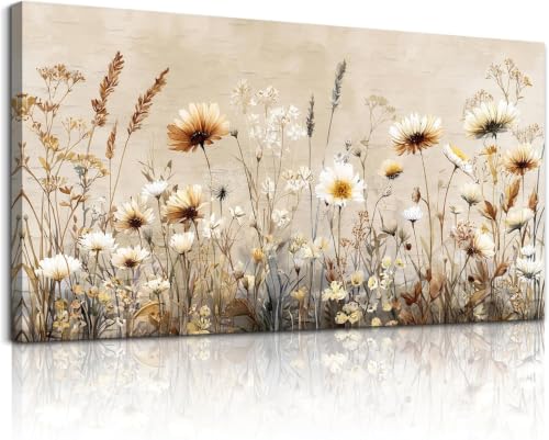 Affiche fleurs pour une decoration de chambre chaleureuse