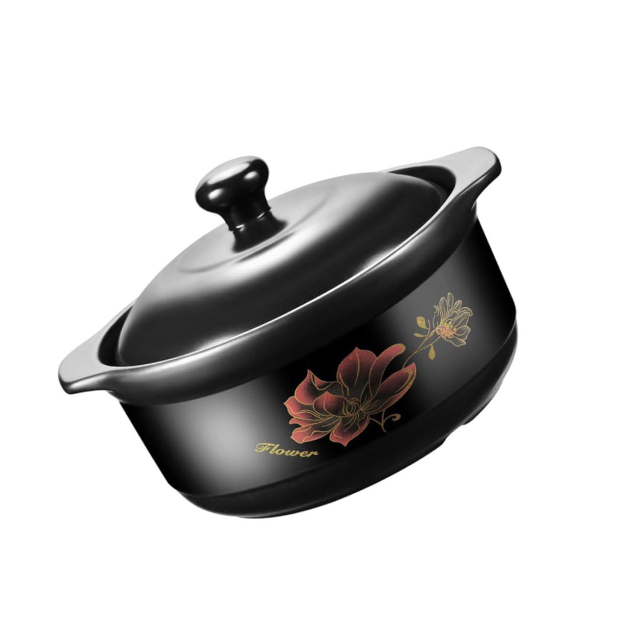 Casserole et Collecte D'énergie pour Cuisson Uniforme en Céramique 1600ml Design Créatif, Usage Domestique de 1 à 2 Personnes