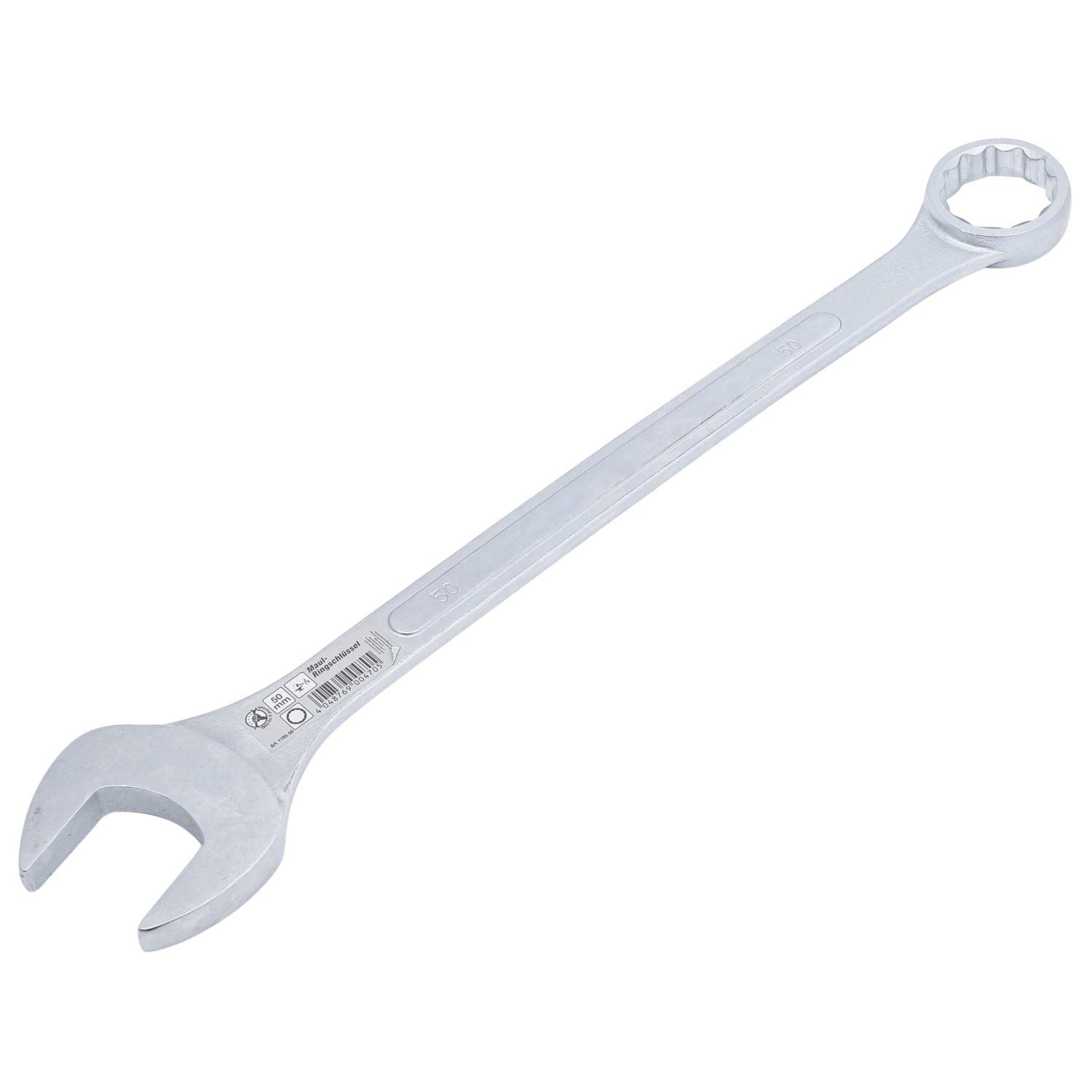 Clé mixte de 50 mm avec bras de levier de 600 mm pour desserrer sans effort